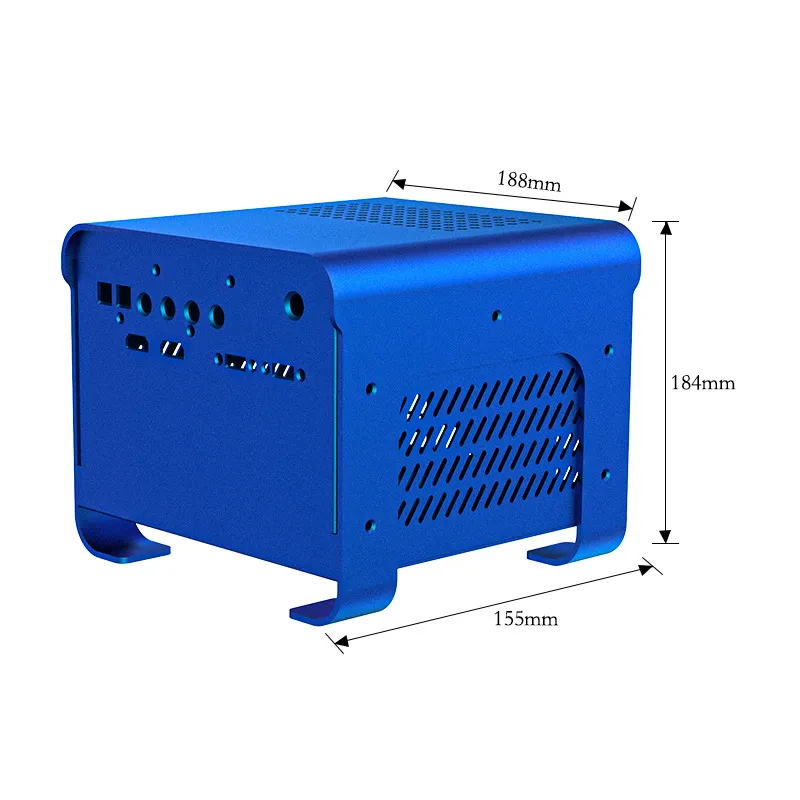 Customized edge computing chassis industrial control computer sheet metal shell POE monitoring switc