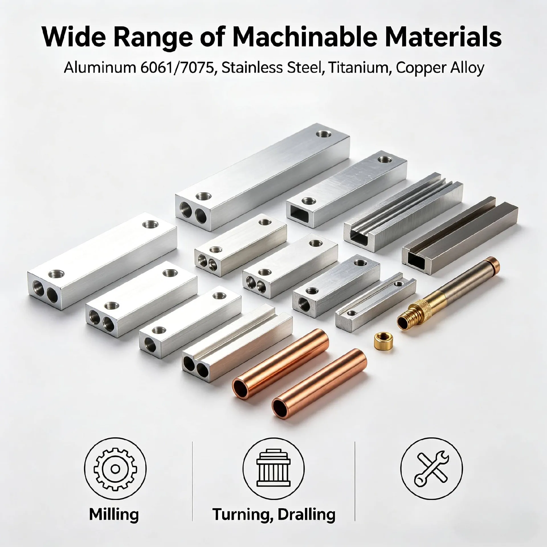 Custom CNC Machining Services | Precision CNC Milling & Turning Parts Manufacturer